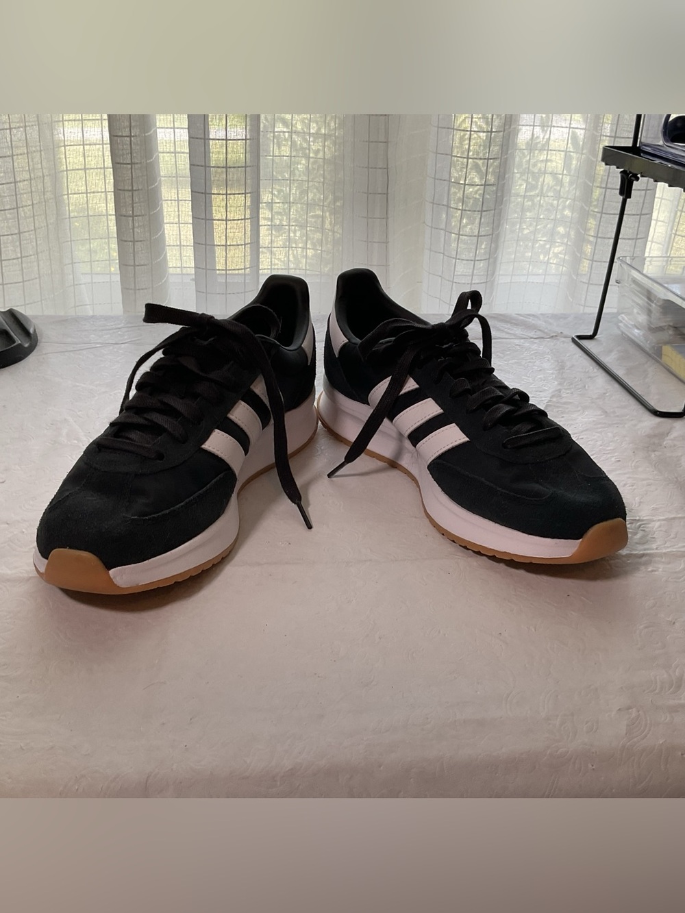 Adidas Cloud Foam Comfort Black & White Men’s Sneakers. Size 9 - Picture 5 of 8